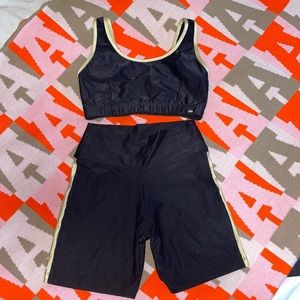 BootyByBrabants Track Top & Shorts NWOT